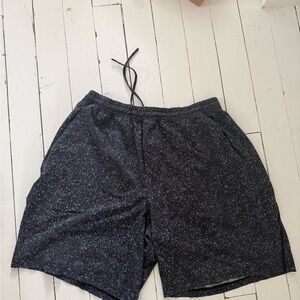 lululemon athletica Pace Breaker Dark Speckled Athletic Shorts 9” inseam